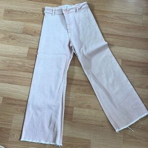 Zara marine straight light pink pants size 8 size 40